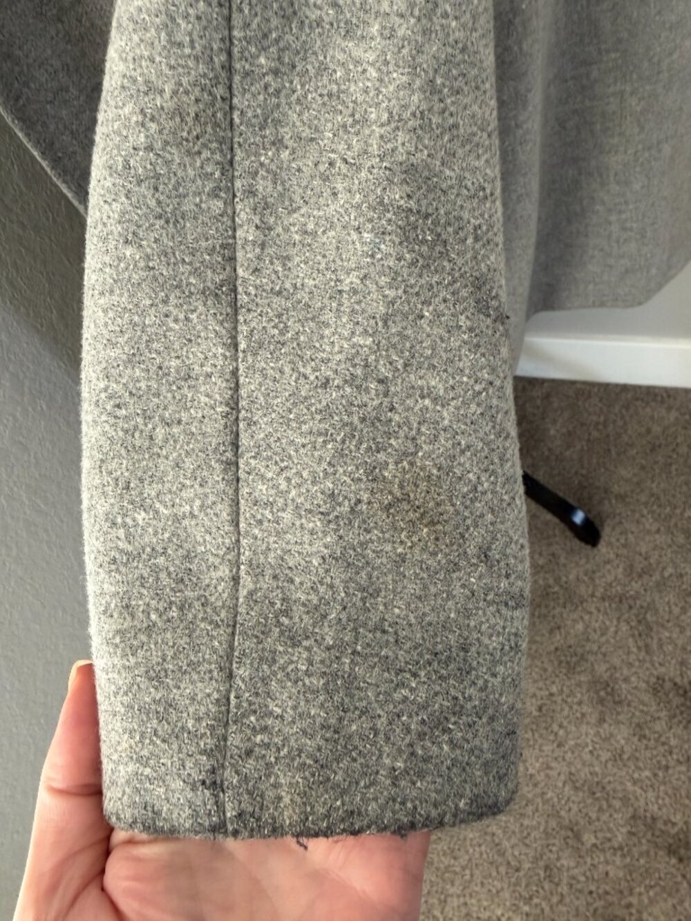 BABATON for Aritzia Wool Single Button Coat Gray XS - Picture 15 of 15